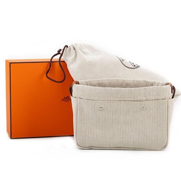Hermès 25cm Toile Bag Organizer - Picture 1 of 12